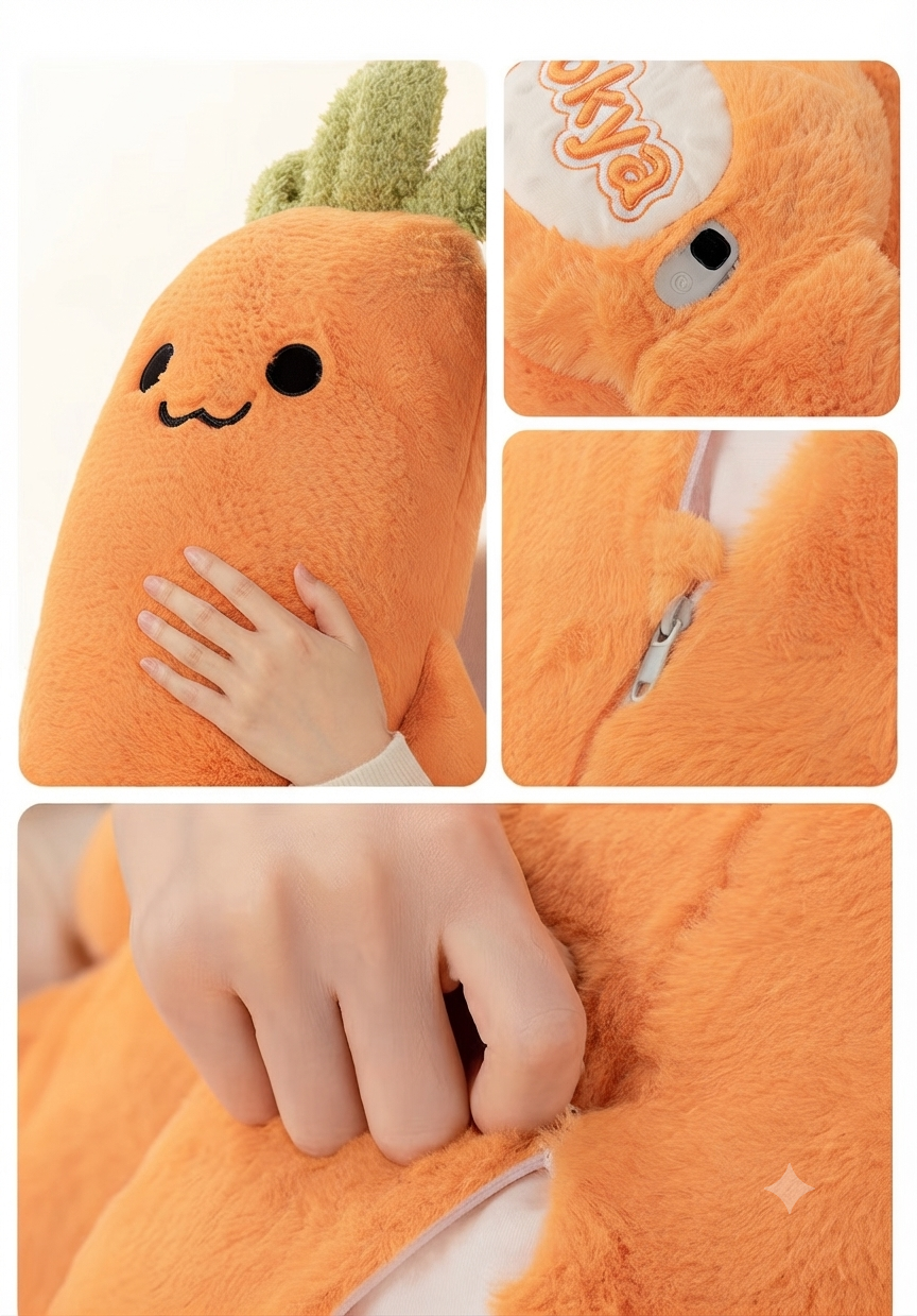 OKYA Carrot King - Clapping Hug Plush