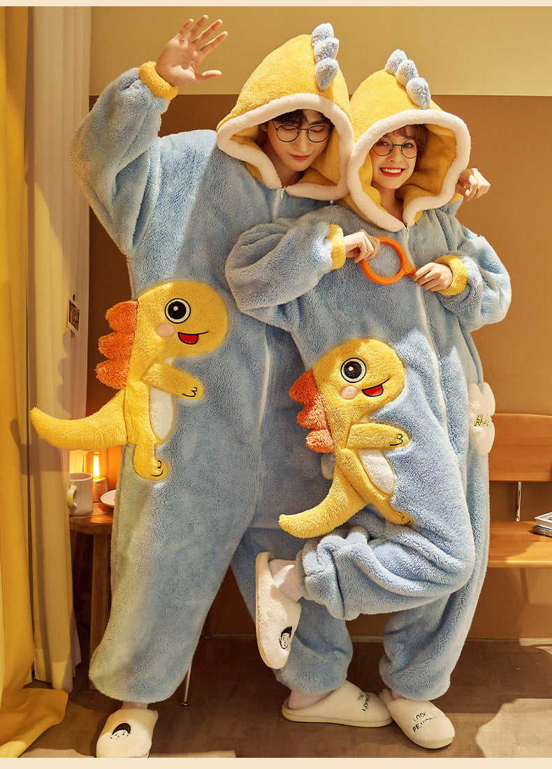 Kigurumi Cat Onesie Winter Warm Sleepwear
