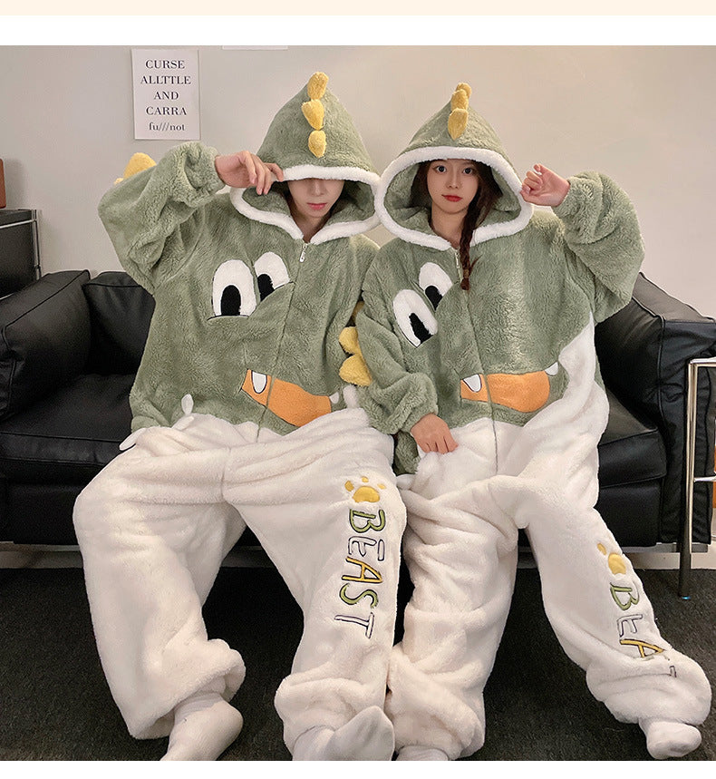 Kigurumi Cat Onesie Winter Warm Sleepwear