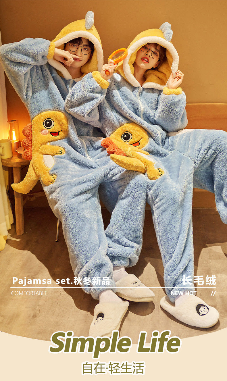 Kigurumi Cat Onesie Winter Warm Sleepwear