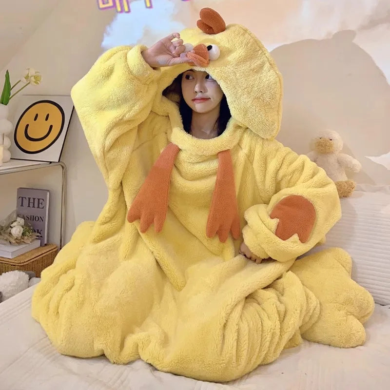 Silly Chicken Onesie Pajamas