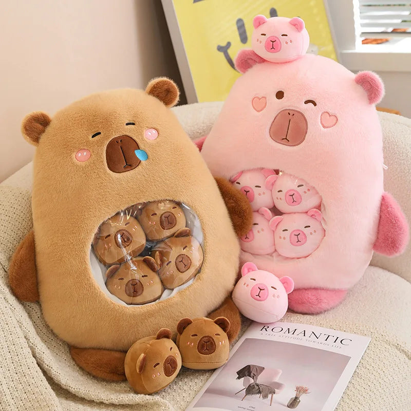 Six Balls Capybara Bag Cartoon