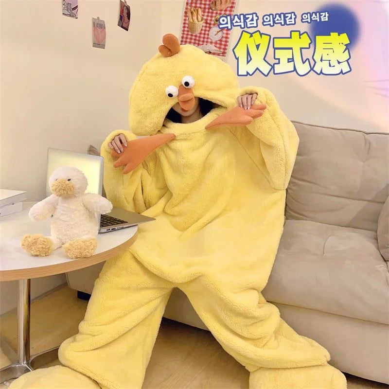 Silly Chicken Onesie Pajamas