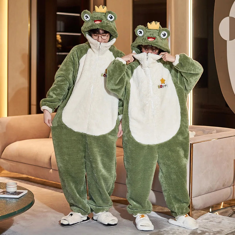 Kigurumi Cat Onesie Winter Warm Sleepwear