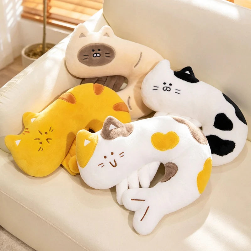 Shrimp Cat Plush Toys Nap Pillow