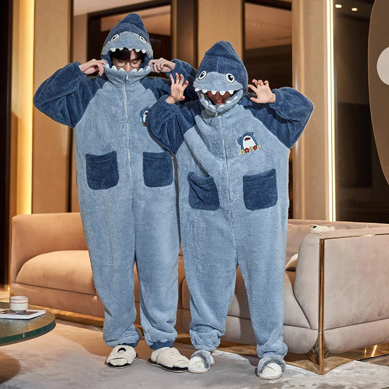 Kigurumi Cat Onesie Winter Warm Sleepwear
