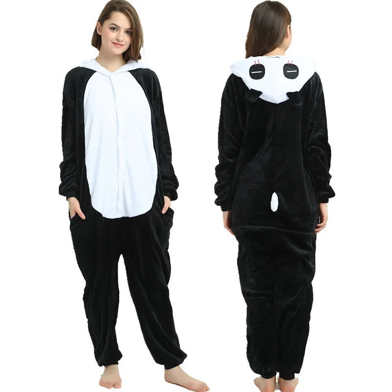 Kigurumi Cat Onesie Winter Warm Sleepwear