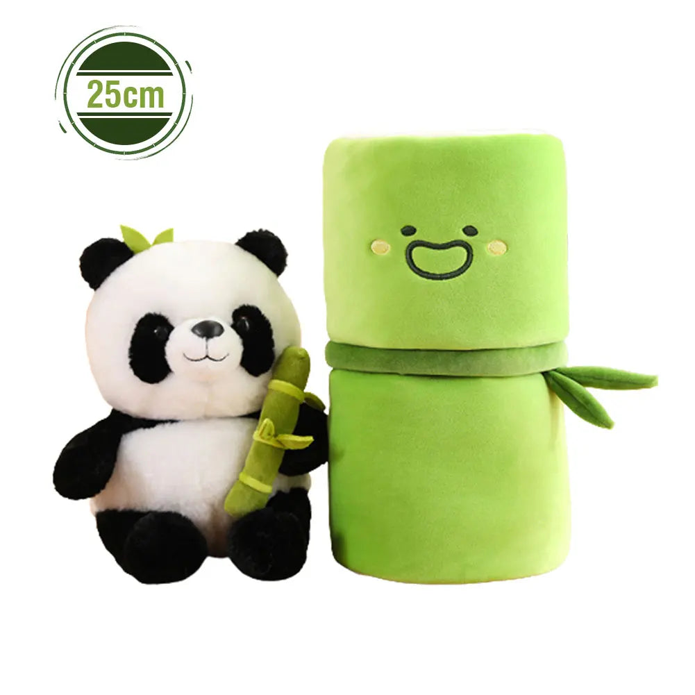 Panda & Bamboo Buddy Plush Set