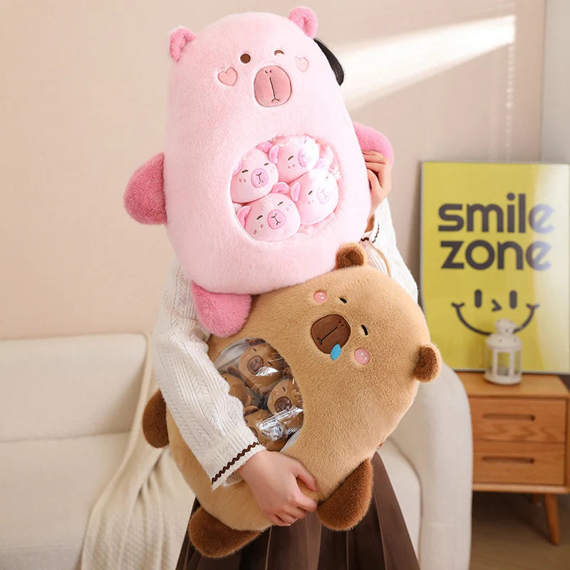 Six Balls Capybara Bag Cartoon