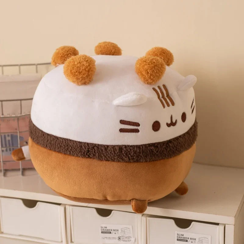 Ice Cream Bowl Kitten Plush Toys