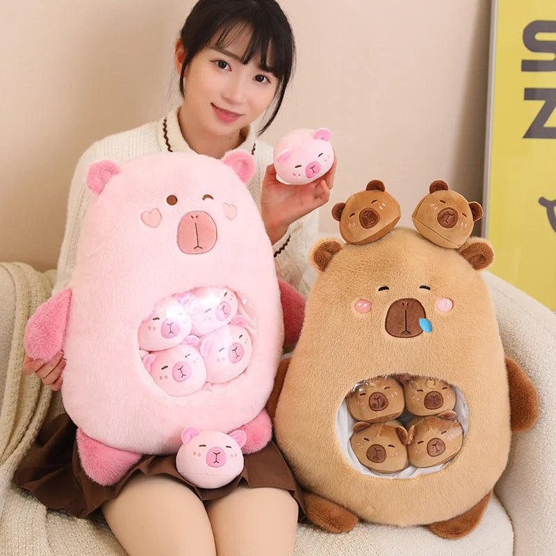 Six Balls Capybara Bag Cartoon