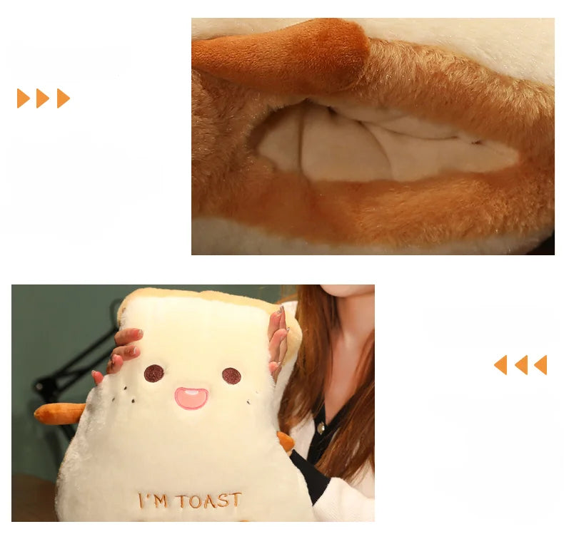 "I'm Toast" Bread Cuddle Pillow