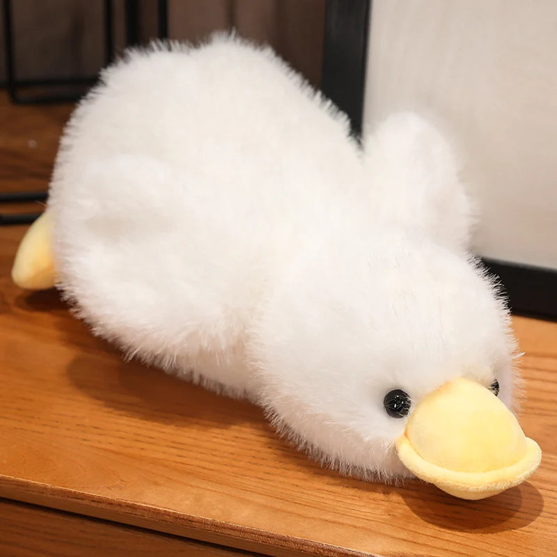 Down Duck Plush Toy Soft Soothing Duck Pillow For Sleeping