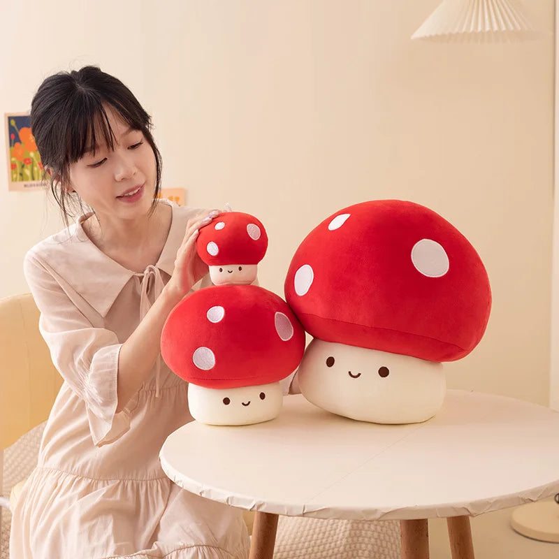 Rainbow Mushroom Plush
