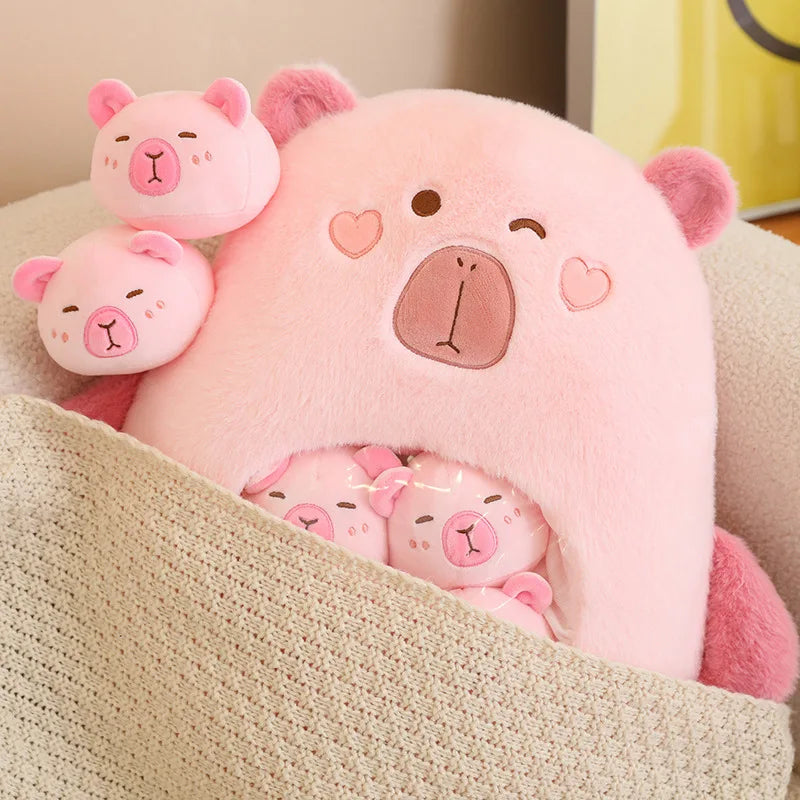 Six Balls Capybara Bag Cartoon