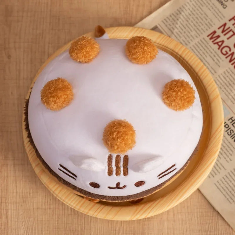 Ice Cream Bowl Kitten Plush Toys
