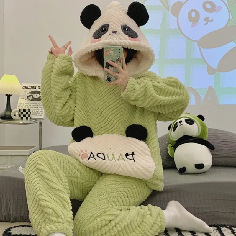 Strawberry Fleece Hoodie Set