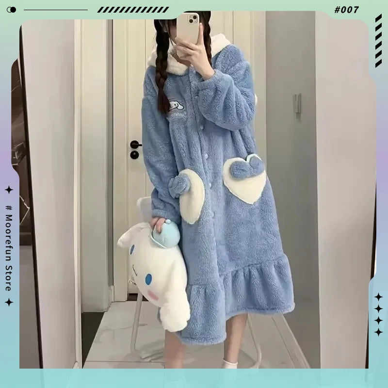 Sanrio, Kuromi and Cinnamoroll Pajamas