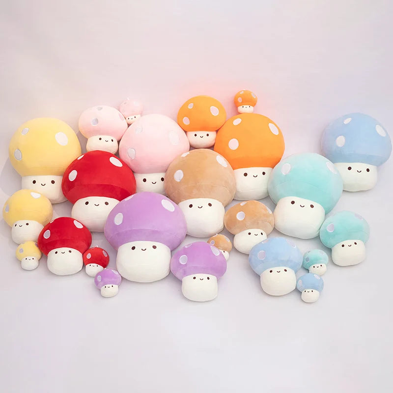 Rainbow Mushroom Plush