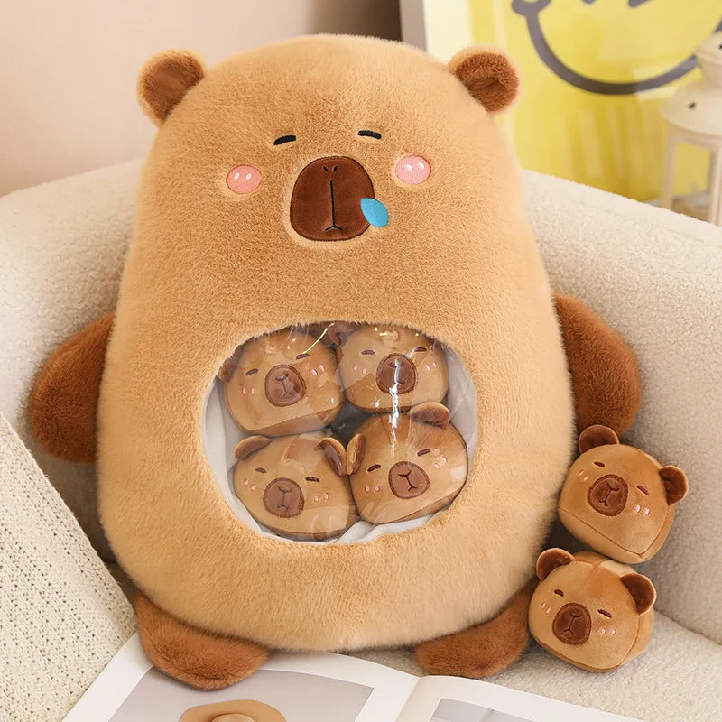 Six Balls Capybara Bag Cartoon