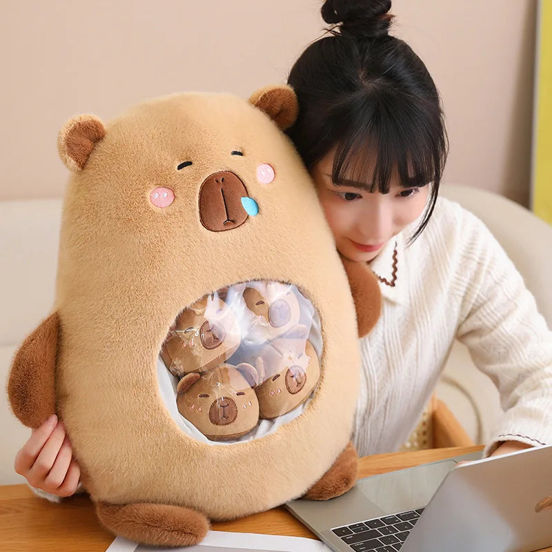 Six Balls Capybara Bag Cartoon