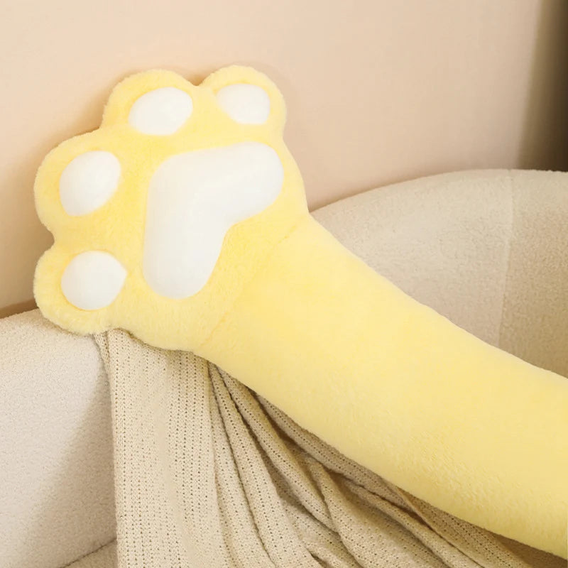 Cat's Paw Long Plush Throw Pillow