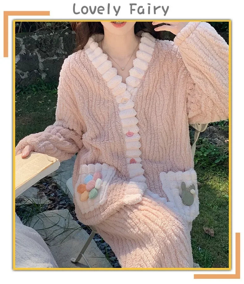 DreamyDew Flannel Lounge Set