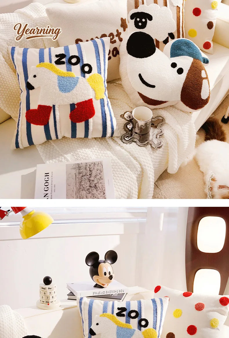 Cute Cartoon Dopamine Pillow Sofa