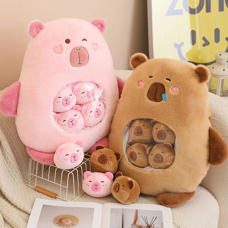 Six Balls Capybara Bag Cartoon