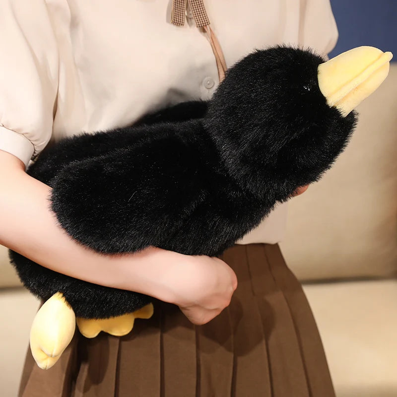 Down Duck Plush Toy Soft Soothing Duck Pillow For Sleeping