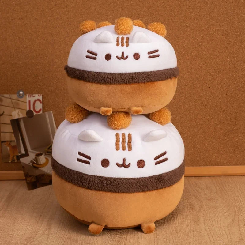 Ice Cream Bowl Kitten Plush Toys