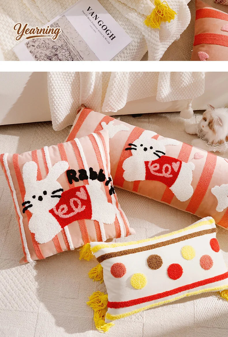Cute Cartoon Dopamine Pillow Sofa