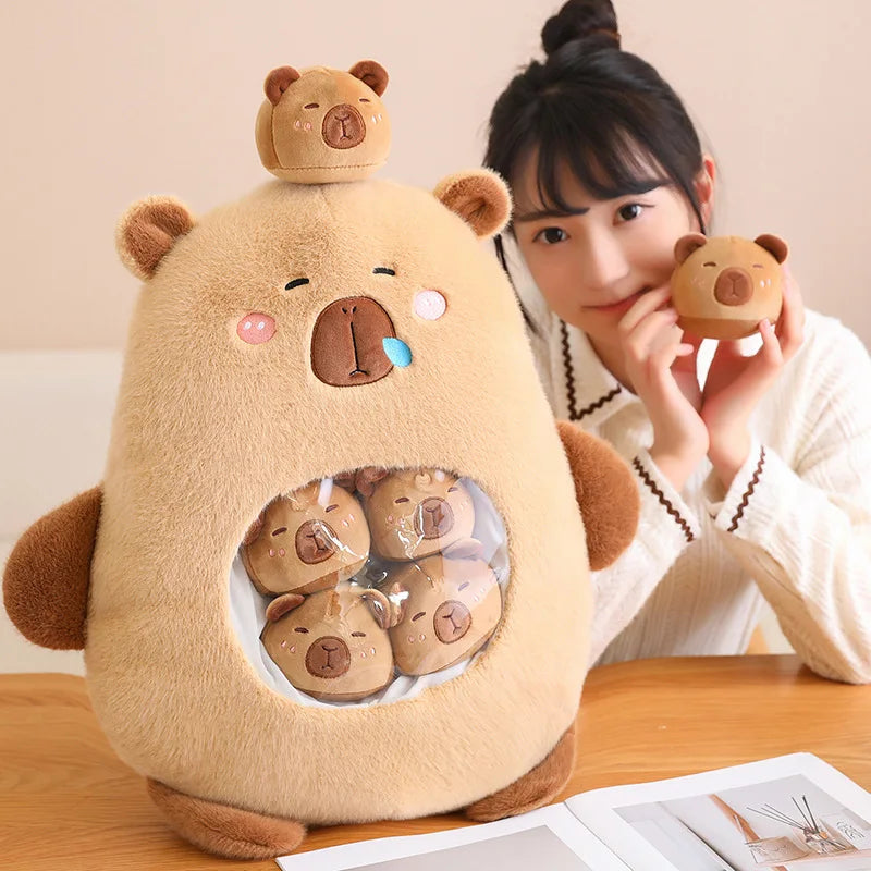 Six Balls Capybara Bag Cartoon