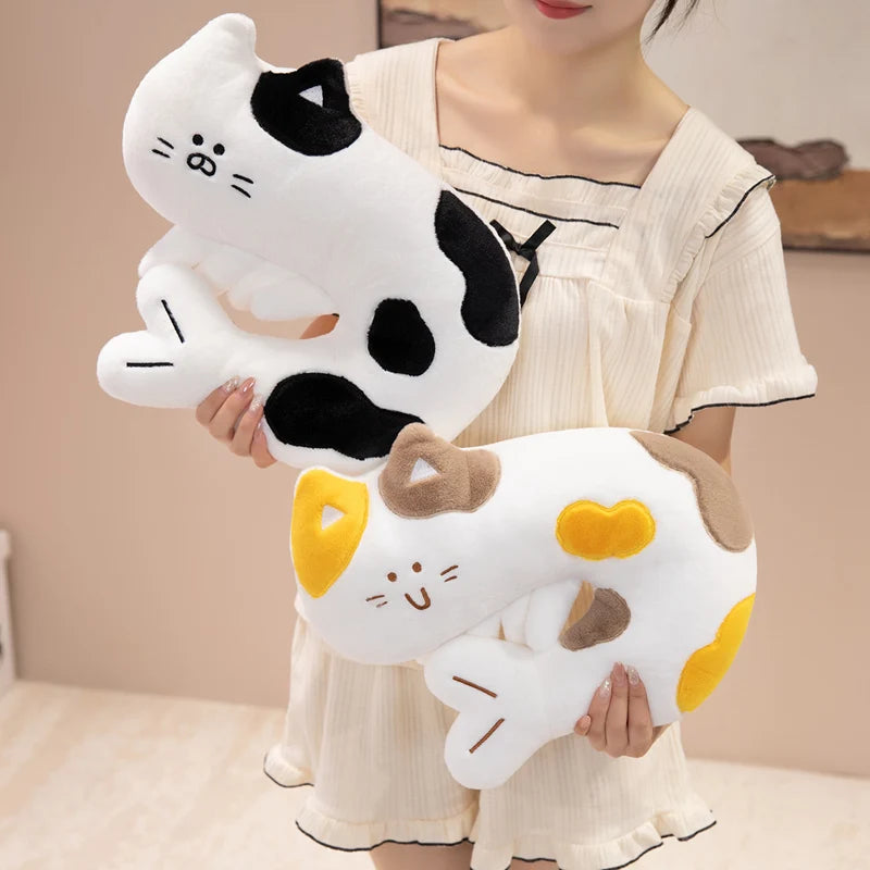 Shrimp Cat Plush Toys Nap Pillow