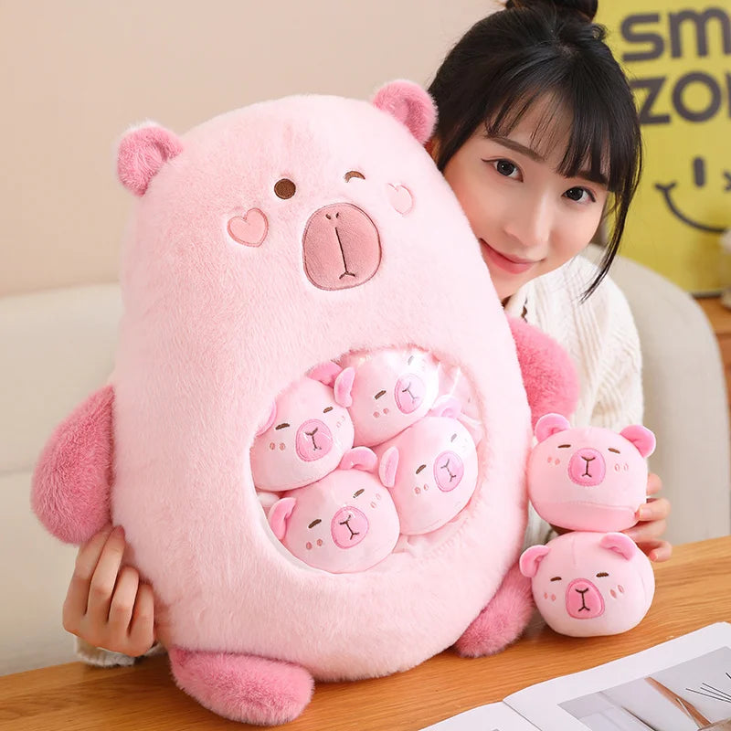 Six Balls Capybara Bag Cartoon