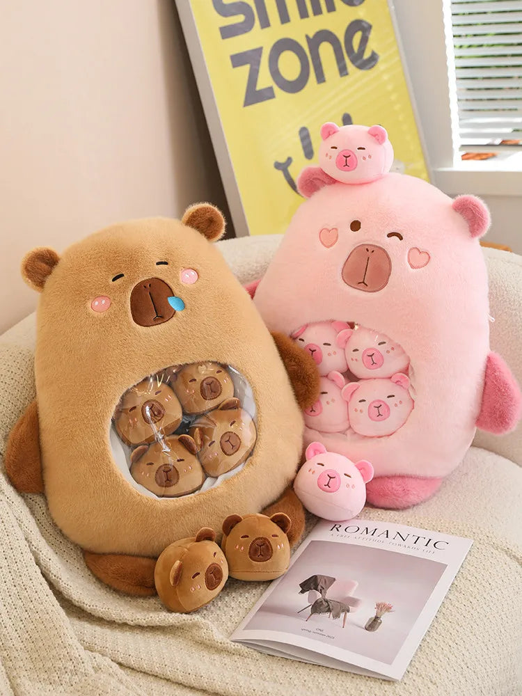 Six Balls Capybara Bag Cartoon