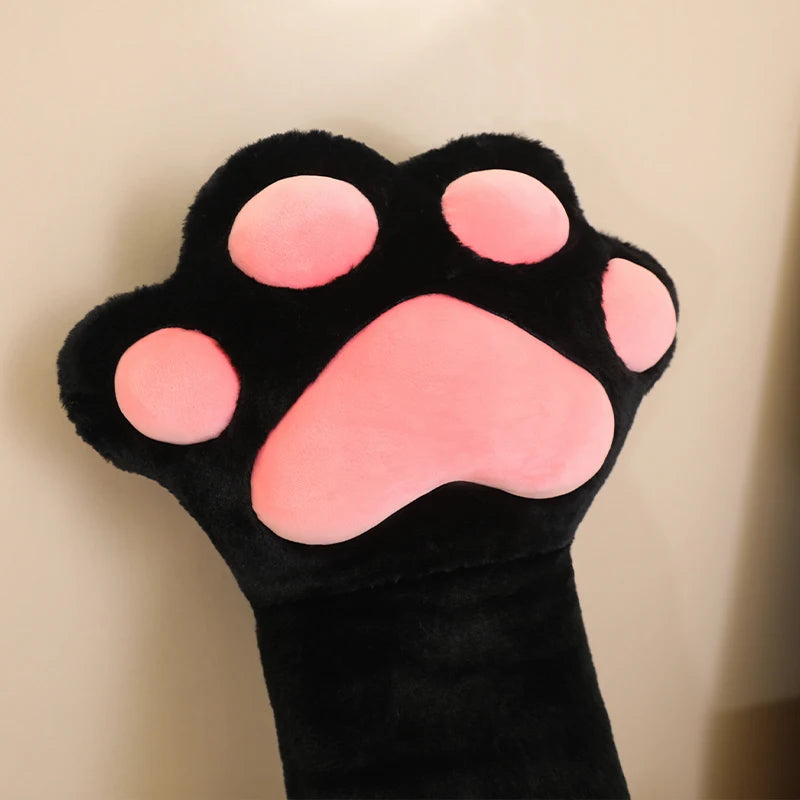 Cat's Paw Long Plush Throw Pillow