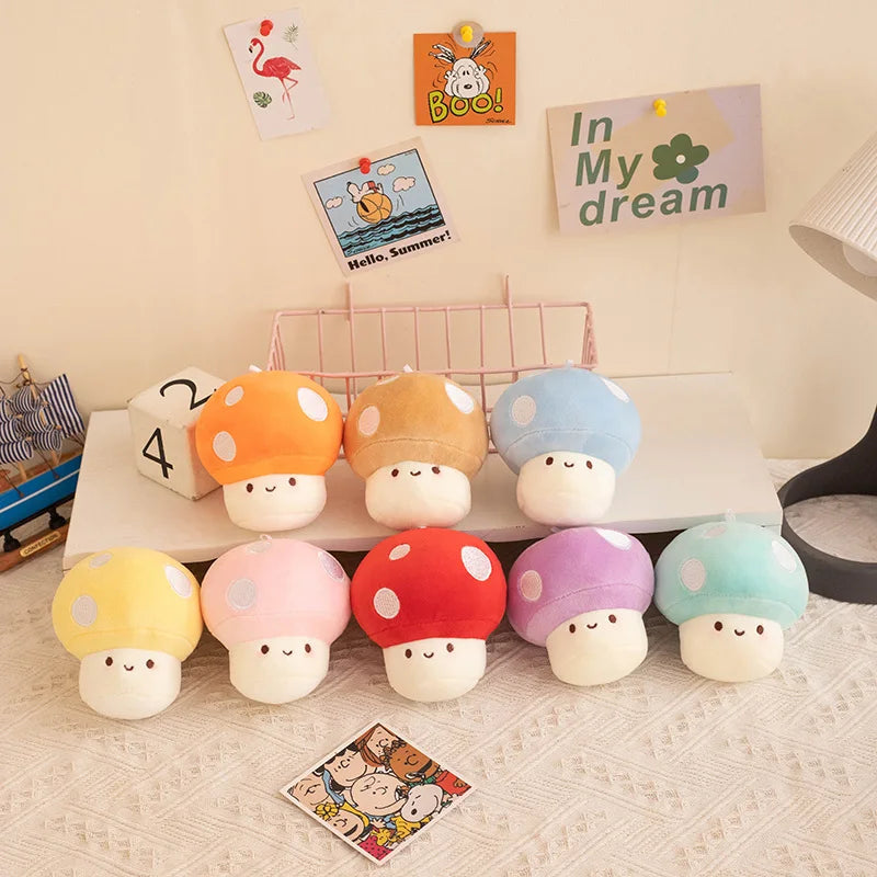 Rainbow Mushroom Plush