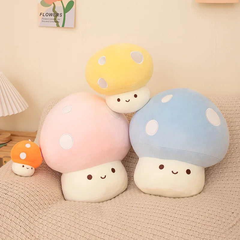 Rainbow Mushroom Plush