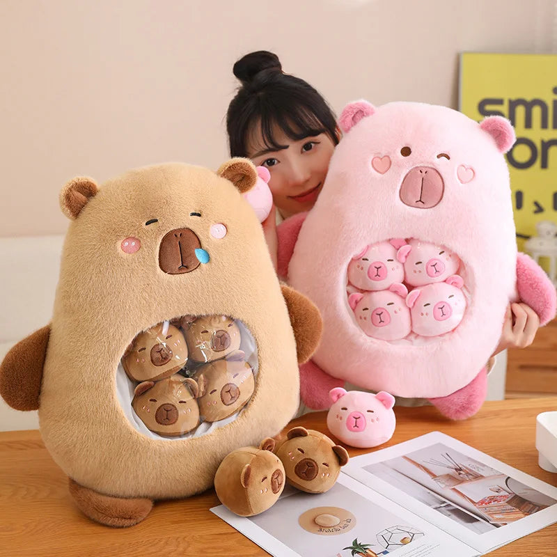 Six Balls Capybara Bag Cartoon