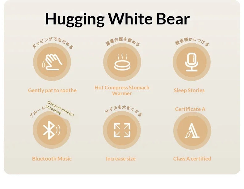 White Bear Lord Soothes Sleeping Pillow